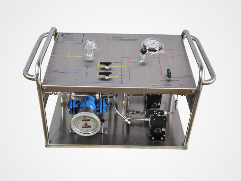 Portable Hydrostatic Pressure Pump With Oval Gear Meter