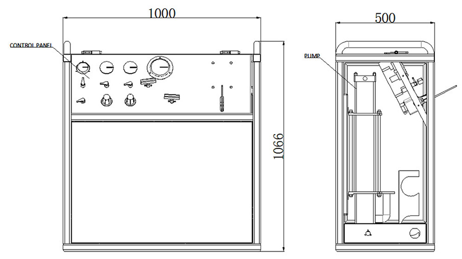 General Layout Drawing of Gas Booster System