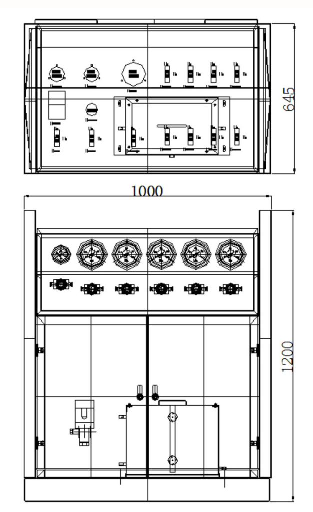 General Layout Drawing of Pressure Calibration Device