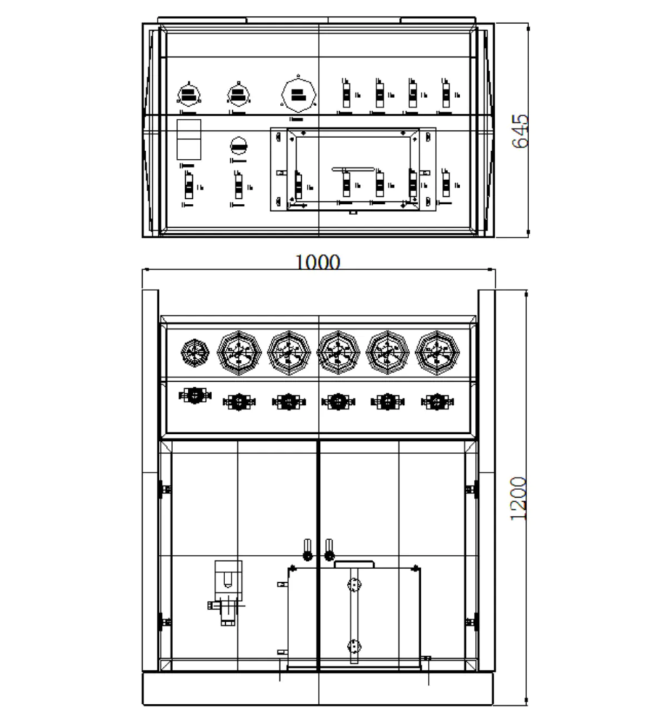 Schematic Diagram of High Pressure Hose Testing Equipment Pressure Calibration Device