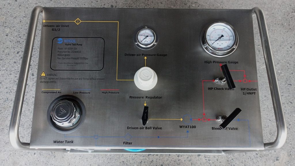 Portable Hydro Test Pump - WY-800W-J0A